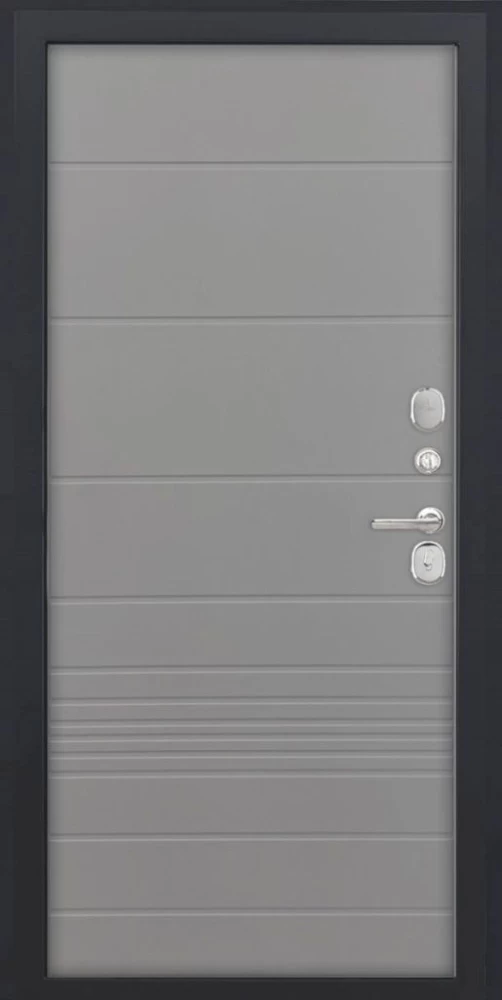 Входная дверь ДвериПРО Модель L-46 ФЛ-700 (10мм, ясень грей) DPRO195474 внутренняя сторона