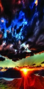 Дверь с фотопечатью Природа П45