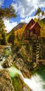 Дверь с фотопечатью Природа П90